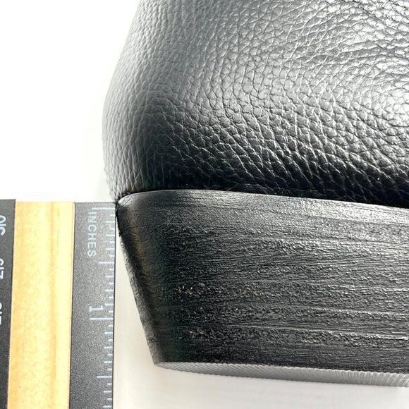 9.5N‎ 9.5 NARROW WIDTH Softwalk Womens Rocklin Black Leather Ankle Boots Shoes - Picture 12 of 14